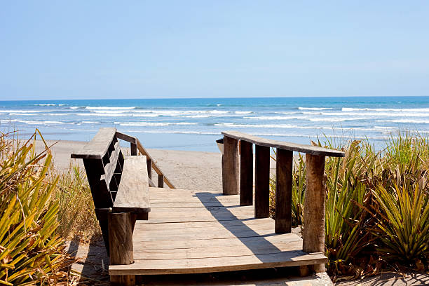 istock Stairs onto the Beach 609805030