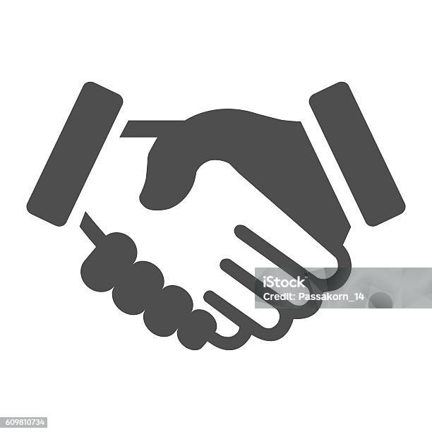 Icon Stock Illustration - Download Image Now - Handshake, Icon Symbol, Bonding