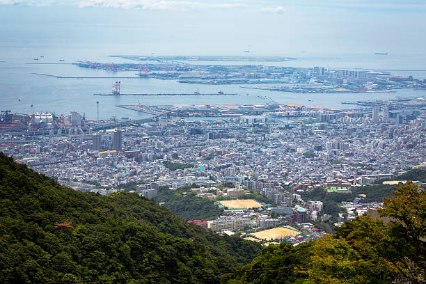 istock Kobe City in Mount Rokko 609813266