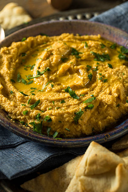 istock Homemade Greek Pumpkin Hummus 609813944