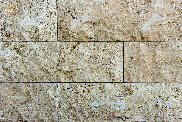 istock Samples of the texture of travertine, Indian stone 609814806