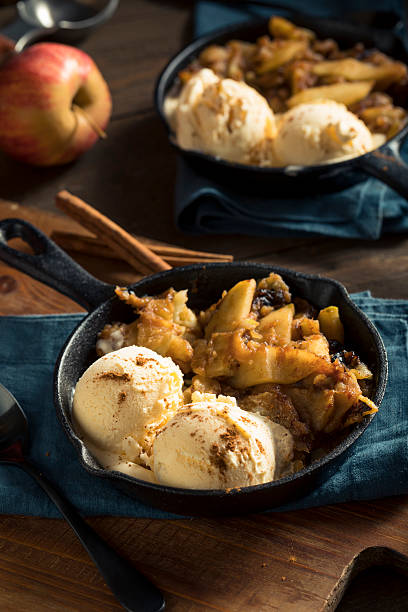 istock Homemade Sauteed Cinnamon Sugar Apples 609817138
