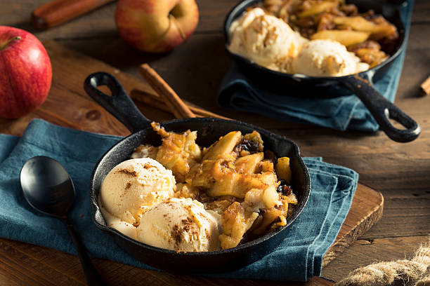 istock Homemade Sauteed Cinnamon Sugar Apples 609817216