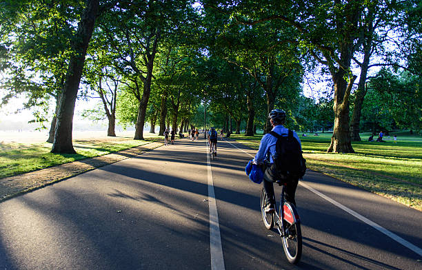 Boris Bikers in Hyde Park stock photo