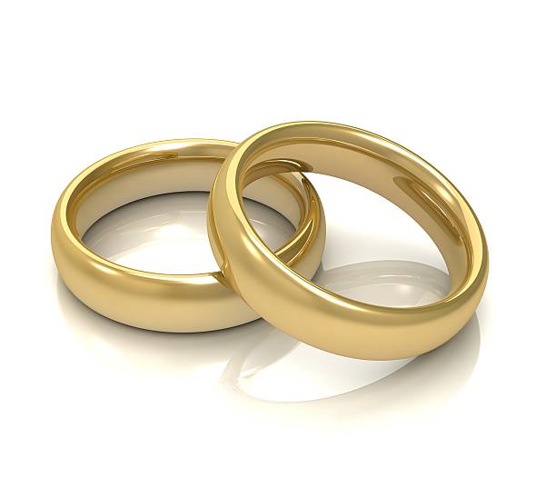 istock golden wedding rings concept illustration 609821262