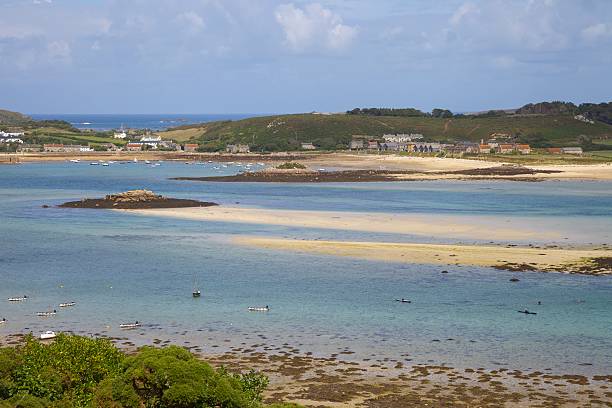 istock Looking towards New Grimsby from Bryher, Isles of Scilly, England 609821392