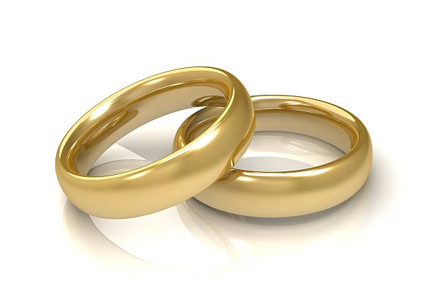 istock golden wedding rings concept illustration 609821560