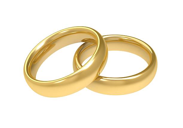 istock golden wedding rings concept illustration 609821660