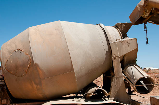 istock Cement Truck Barrel 609827282