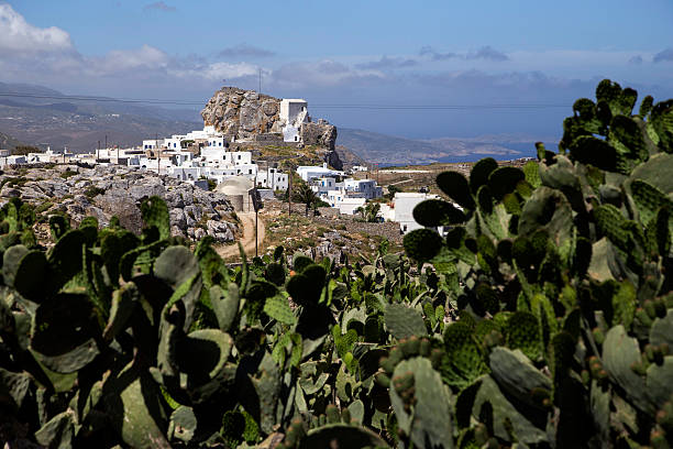 istock Old town of Naksos island. 609828406