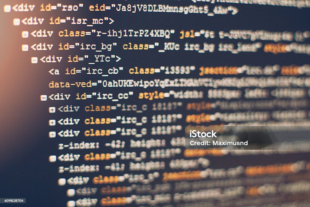Foto de Código De Programação De Desenvolvedores De Software Código De ...