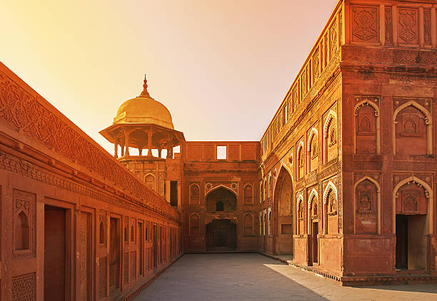 Red Fort  located in Agra, India.