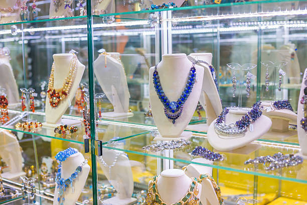 istock Gorgeous Jewelry Shop Window 609835808