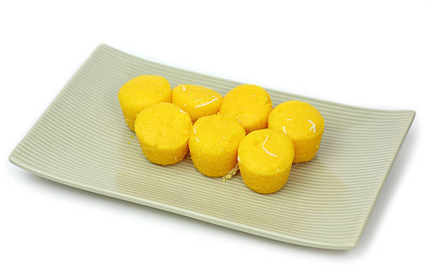 istock Dessert Thai sweet sugar palm cake 609902186