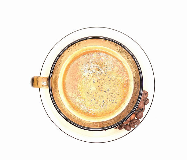 istock cup of coffee and coffe beans 609909092