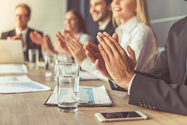 istock Business people at the conference 609910502