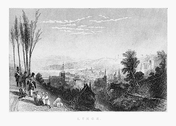 istock View of Liege, Belgium Circa 1887 609917764