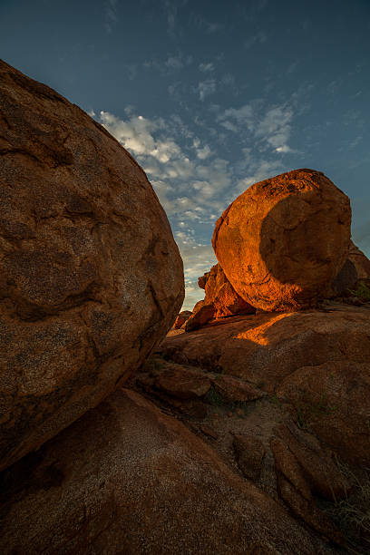 istock Devil's Marbles at sunrise, Northern Territory, Australia 609920550