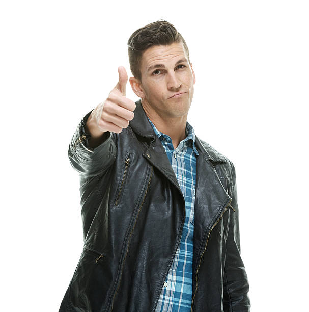 istock Casual man giving a thumbs up 609924780