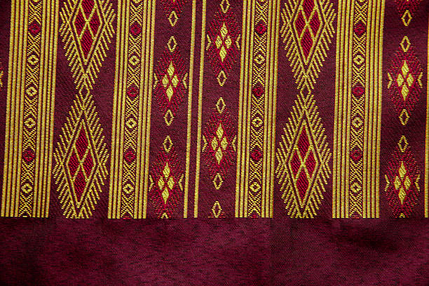 istock Beautiful fabric fashion design 609928988