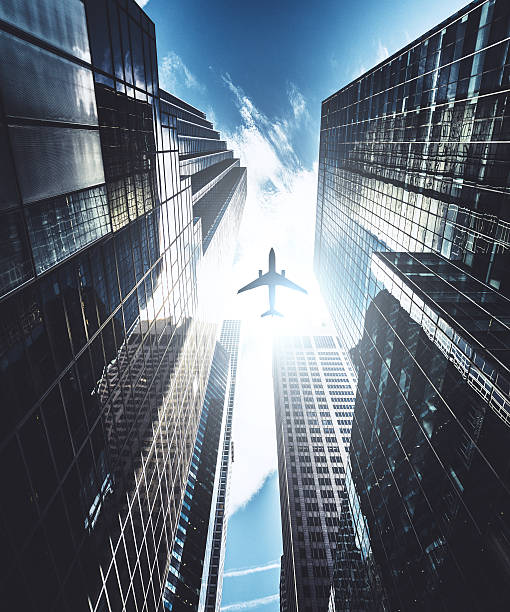 istock airplane in new york city 609930086