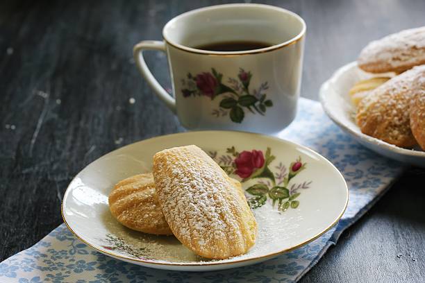 istock Homemade Madeleines / French Tea cake , selective focus 609931120