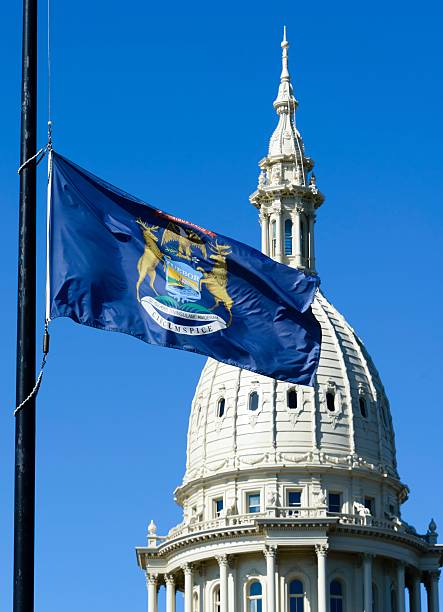istock Capitol Building, Lansing Michigan 609934776