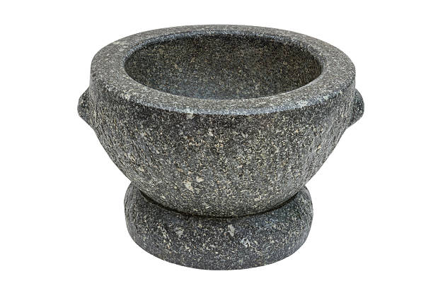 istock Mortar made of stone granite. 609940210