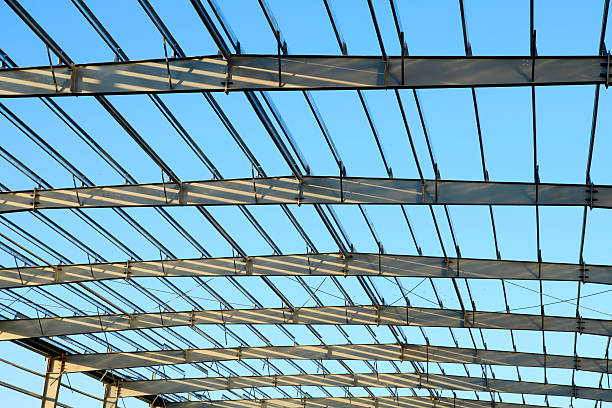 istock The construction of steel structure 609940620