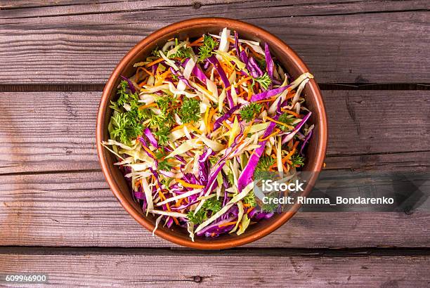 Fresh Salad Of Autumn Vegetables Stock Photo - Download Image Now - Autumn, Avocado, Breakfast