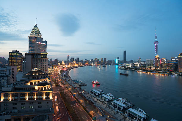 istock shanghai in a beautiful dusk 609954256