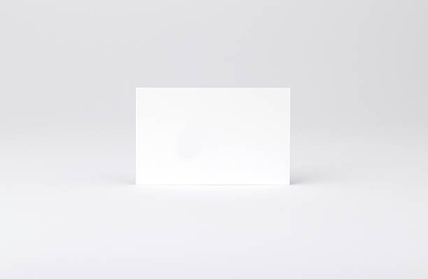 istock Business cards isolated on white 609954440
