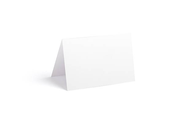 istock Business cards isolated on white 609954534
