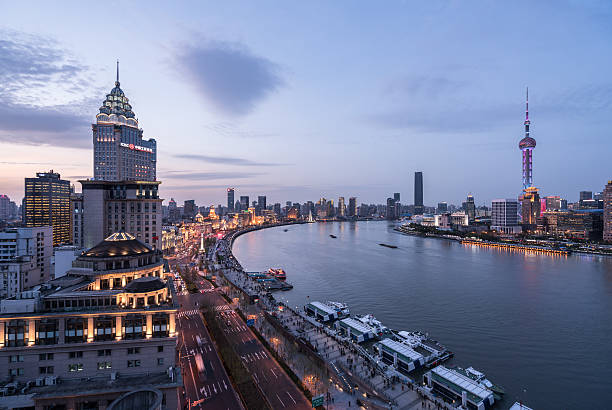 istock shanghai in a beautiful dusk 609955330