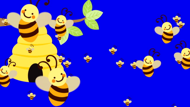 Bee Cartoon Stock Videos and Royalty-Free Footage - iStock