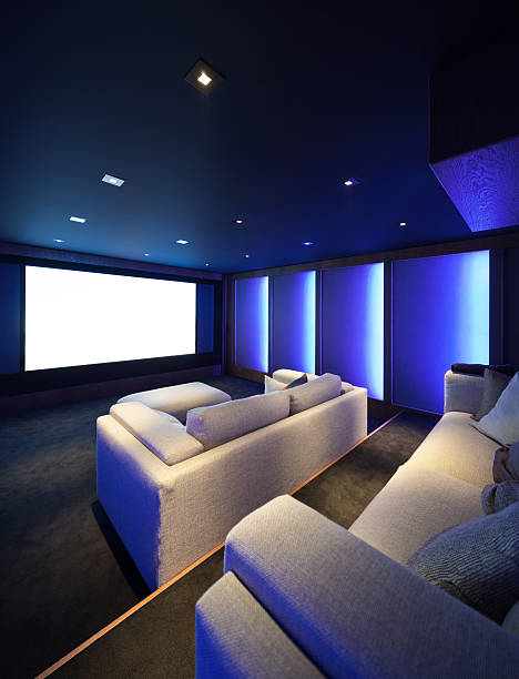 istock Home theater, luxury interior 610005454