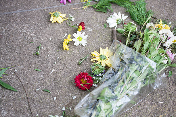 Dismatled flower bouquet