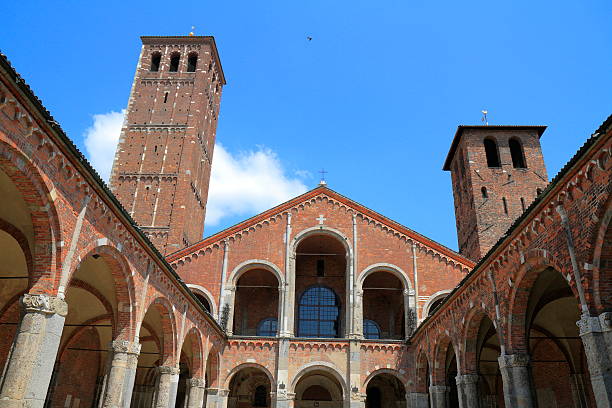istock Basilica of Saint Ambrose (Sant'Ambrogio) in Milan 610006490