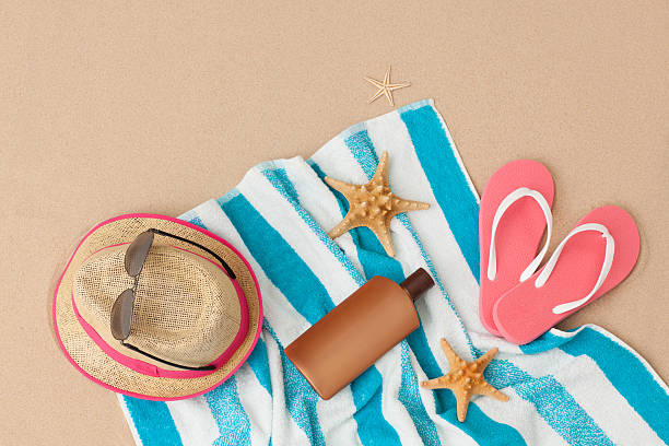 istock Beach accessories for perfect vacation! 610007378