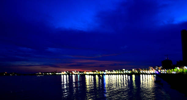 istock abstract lights panama city, night, background, architecture 610010768