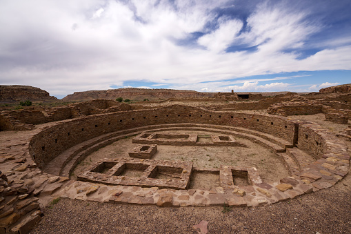 Kiva Ruins at Pueblo Bonito, Chaco Culture National Historical Park