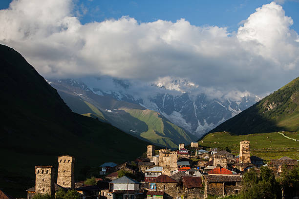 istock Village of Ushguli, Georgia 610012740