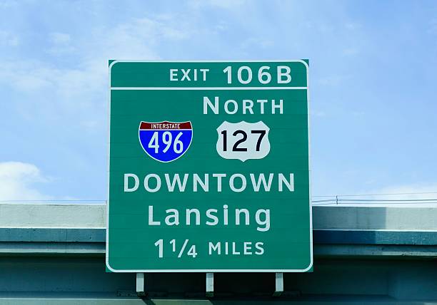 Michigan Freeway Sign 80+ Freeway Sign Michigan Stock Photos, Pictures & Royalty-Free Images ...
