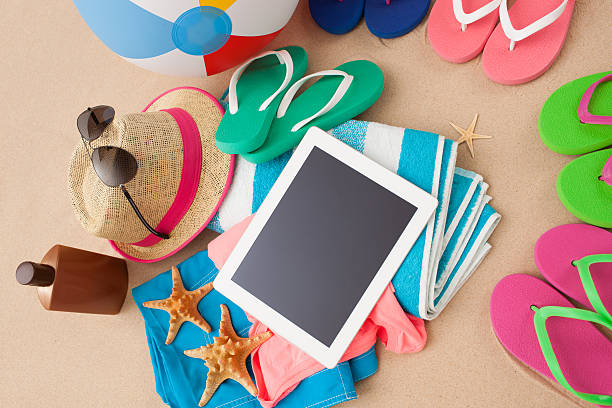 istock Beach accessories for perfect vacation! 610015504