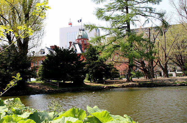 istock Former Hokkaido red brick 610019450