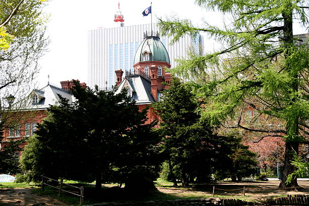 istock Former Hokkaido red brick 610019482