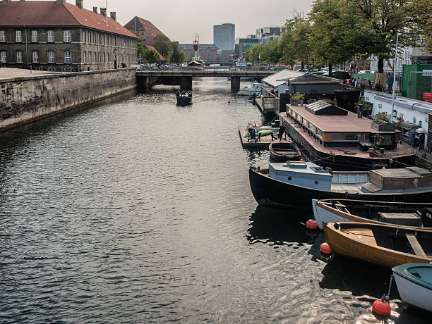 istock Frederiksholms Canal in Copenhagen in Denmark 610020080