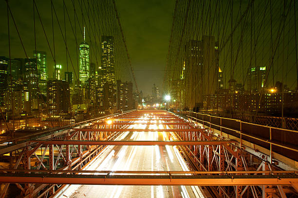 istock New York Brooklyn Bridge at night 610020558