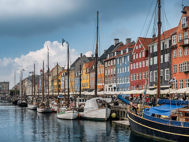 istock Nyhavn in Copenhagen harbor, Denmark 610020804