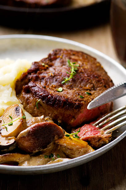 istock Fillet Mignon in Mushroom Wine Sauce 610034646